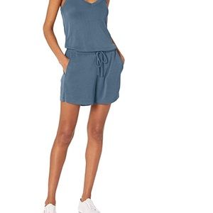 Daily Ritual Modal Blend V-Neck Sleeveless Romper